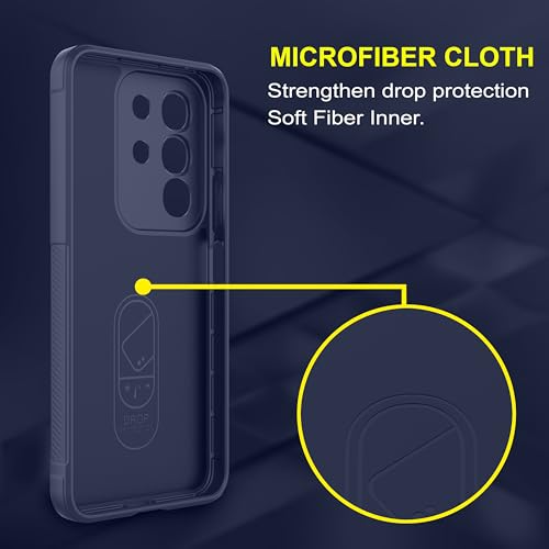 Image of Zapcase Back Case Cover for iQOO Z10x 5G | Compatible for iQOO Z10x 5G Back Cover | Liquid Silicon Magic Case with Camera Protection | Sapphire