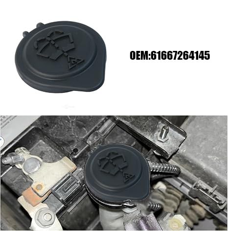 Bouchons De Réservoir Lave-Glace Pour BMW – Lot De 2 – Références 61667467951 Et 61667264145