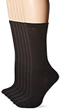 No Nonsense Women's Everyday Comfort Crew Sock 6-Pack
