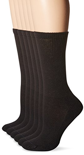 No nonsense Women's Everyday Comfort Crew Sock 6-Pack