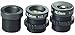 Kits of Lens 6mm,8mm,12mm Board Lens Black for Security CCTV Surveillance Camera