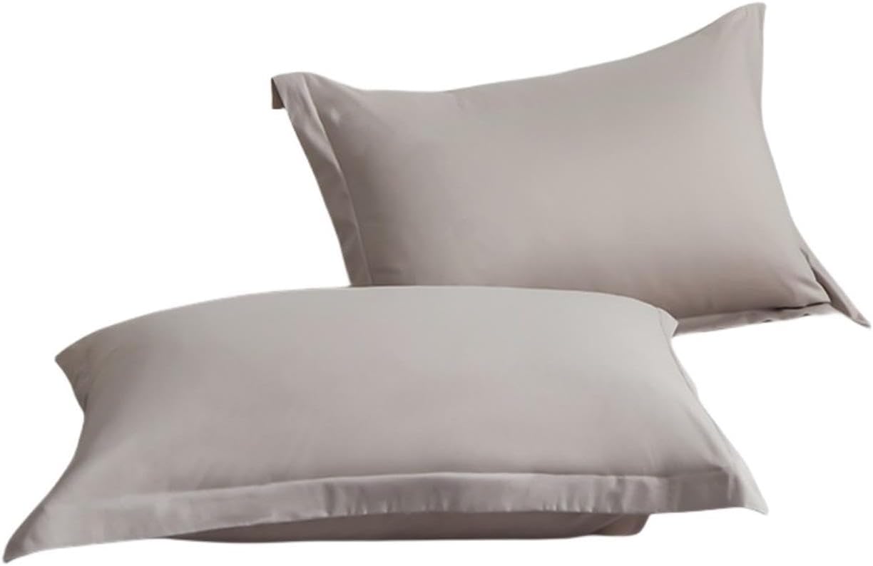 Bed Pillow Protector Bed Cover Bed Cases 29X19inch Queen Size Soft Cotton Deep Sleep 9 Colors for Choice 1pc/Pack (White)