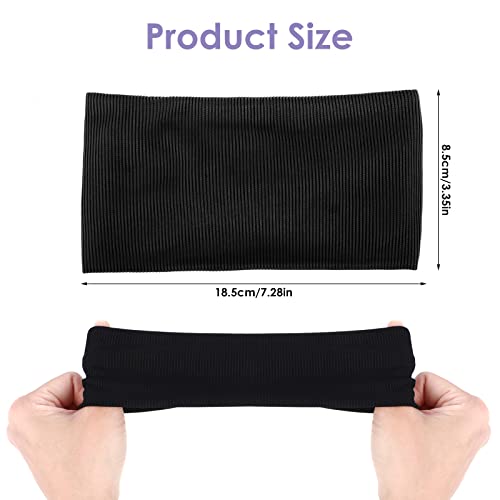 2Pcs Sports Headbands Kids Athletic Sweatbands Elastic Breathable Wicking Hairbands Football Sweat Absorbing Workout Headbands for Youth Boys Girls Basketball Running2