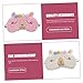 Ipetboom Alpaca Sleep Mask Set 2Pcs Soft Travel Eye Masks Light Blocking Design for Comfortable Sleep for Home Travel Meditation