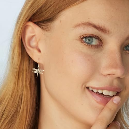 Boma Jewelry Sterling Silver Dragonfly Dangle Earrings2