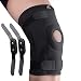 Sportout Knee Brace Support, Removable Aluminum Hinges Knee Brace Perfect for Meniscus Tear, ACL, Strains, Knee Pain, Arthritis,Men & Women (XL)