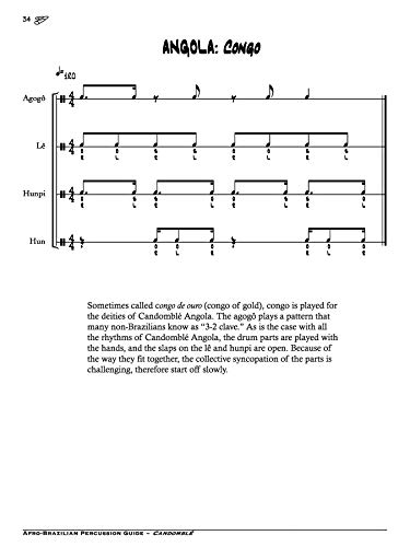 Afro-Cuban Percussion Guide, Bk 3: Candomble