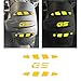3pcs Autocollants RÉFLÉCHISSANTS Compatible avec Motorrad R 1200 1250 GS Adventure Garde-Boue ARRIÈRE