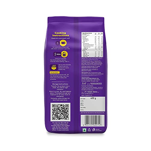 Image of Yogabar 100% Rolled Oats and Dark Chocolate Oats Combo | Rolled Oats 1.2kg | Dark Chocolate Oats 400gm | Gluten Free Oats with High Fibre, 100% Whole Grain, Non GMO | Healthy Super Food