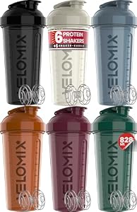 Velomix 6er-Pack Eiweiß Shaker Set