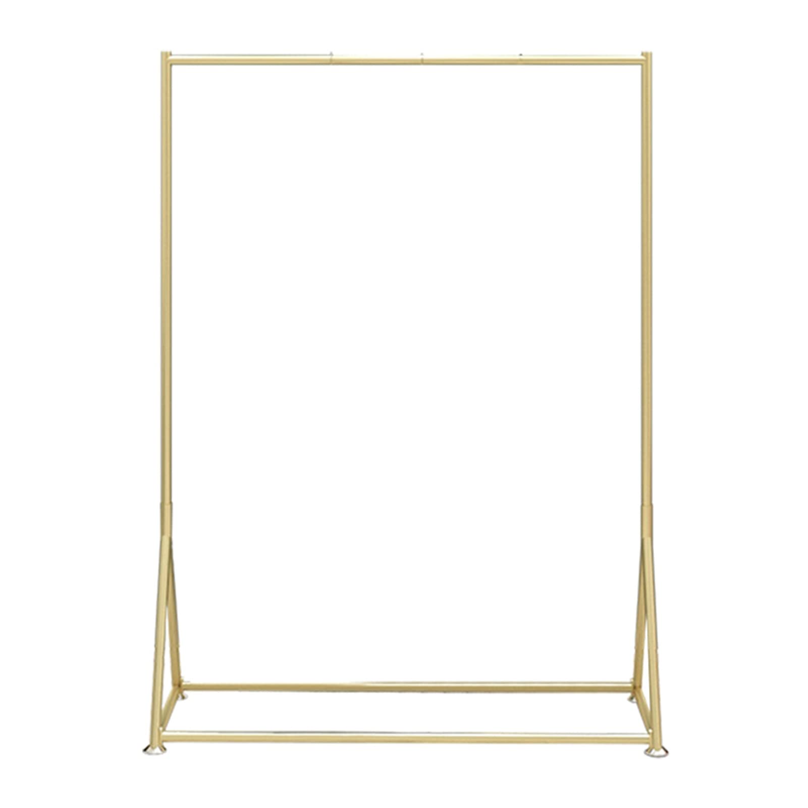 Porte-Manteaux Grande Capacité doré 120x40x160cm pour boutique et salon