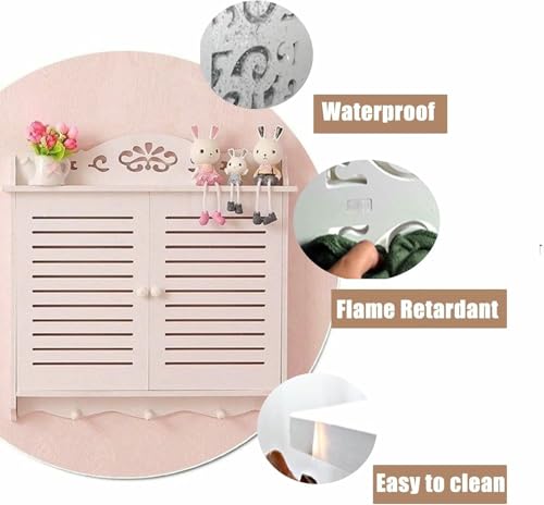 Tapa contador cuadro luces para ocultar paneles eléctricos en el pasillo de casa 6
