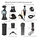 PellKing Accessories Kit for Osmo Pocket 3/Xtra Muse,Included Carrying Case with Belt,135cm Selfie Stick Tripod,Suction Cup,Magnetic Mount,4 Pcs Body Strap Mount,Silicone Base,Mini Tripod and Others