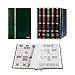 Prophila Lighthouse stockbook Stamp Album (New) 60 White Sides, Padded Green Cover