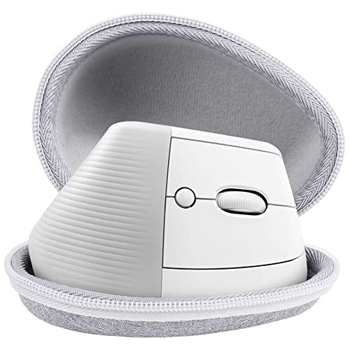 Aenllosi Funda para Logitech Ratón Logitech Lift Ratón Ergonómico Vertical (Blanquecino)(Funda Sola) Cover