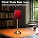 HPUFKOT LED Metal Table Lamp -Fabric Shade Desk Lamp, 3-Color LED Desk Lamp for Bedroom Nightstand,Patio Table Lamp,Night Light for Kids Nursery Religious Gifts Silver Tone Saint Benedict Protection