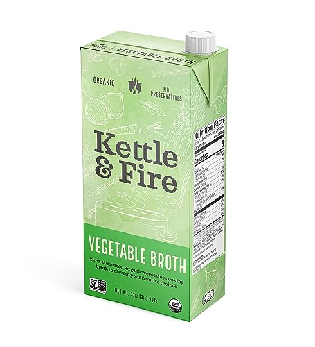 Kettle And Fire Broth Vegetable Cooking 32 OZ
