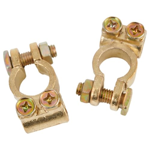 NEIQIUWING 1/2 pares de pinzas de batería de ocio para coche, furgoneta y caravana, 12 V, liberación rápida, pinzas de batería de autopartes