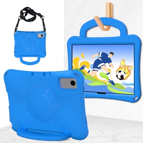 Coque Samsung Galaxy Tab A11 Plus 2025 antichoc en EVA bleu avec poignée