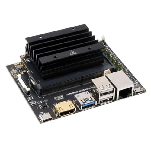 Image of Waveshare Jetson Nano Development Board 4GB with 16GB eMMC | Compact AI Computing Module, USB 3.0, Dual USB 2.0, CSI Camera Port, DC Power Input, Onboard Buttons for Robotics & Edge AI Applications