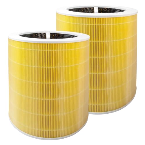 Core 600S Pet Replacement Filter for LEVOIT Core 600S / Core 600S-P Smart Air Purifier, 3-in-1 Ture Pet HEPA Activated Carbon Filter, Part#Core 600S-Rf, 2 Pack Yellow -  GoodtoU, AL-Core 600S-Yellow