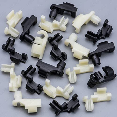 Rexka 10 Sets Door Handle Lock Rod Hood Latch Locking Push Clip…