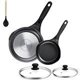 🔥 Témoignages vidéo réels + choisi par des professionnels. Regardez les vidéos de critiques et les preuves en cuisine de Baffetto, Ricatti et Santarelli : le set Stone&Stone est également choisi par les professionnels car il allie une anti-adhérence de haut niveau, une structure robuste et des résultats constants jour après jour.