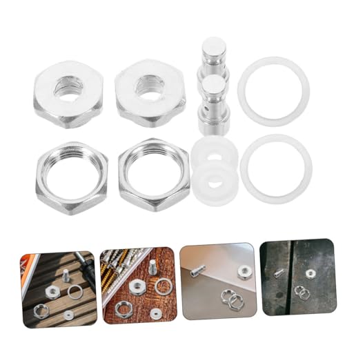 Juego de 4 válvulas flotantes para ollas a presión, repuestos universales de acero inoxidable y silicona miniatura 6