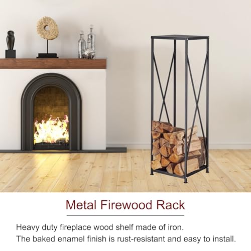 Range-bûches de chauffage intérieur pour des soirées au coin du feu - 4