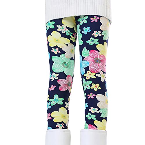 BOBORA Leggings Fille Hive, Pantalons Leggings Chauds épais en Polyester et Peluche pour Fille Enfants 2-12Ans Cover