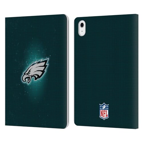 Housse iPad Air 11 Philadelphia Eagles avec art LED intégré et rangements portefeuille