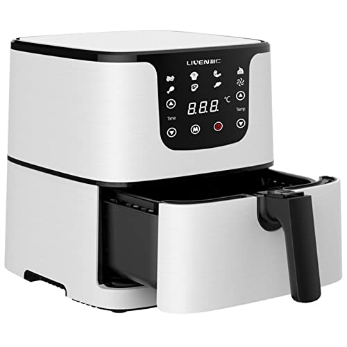 kerryshop Tragbare elektrische Friteuse 5. 5L Multifunktions- Air Fryer Huhn Öl frei Air Fryer Gesundheit Fryer Pizza…