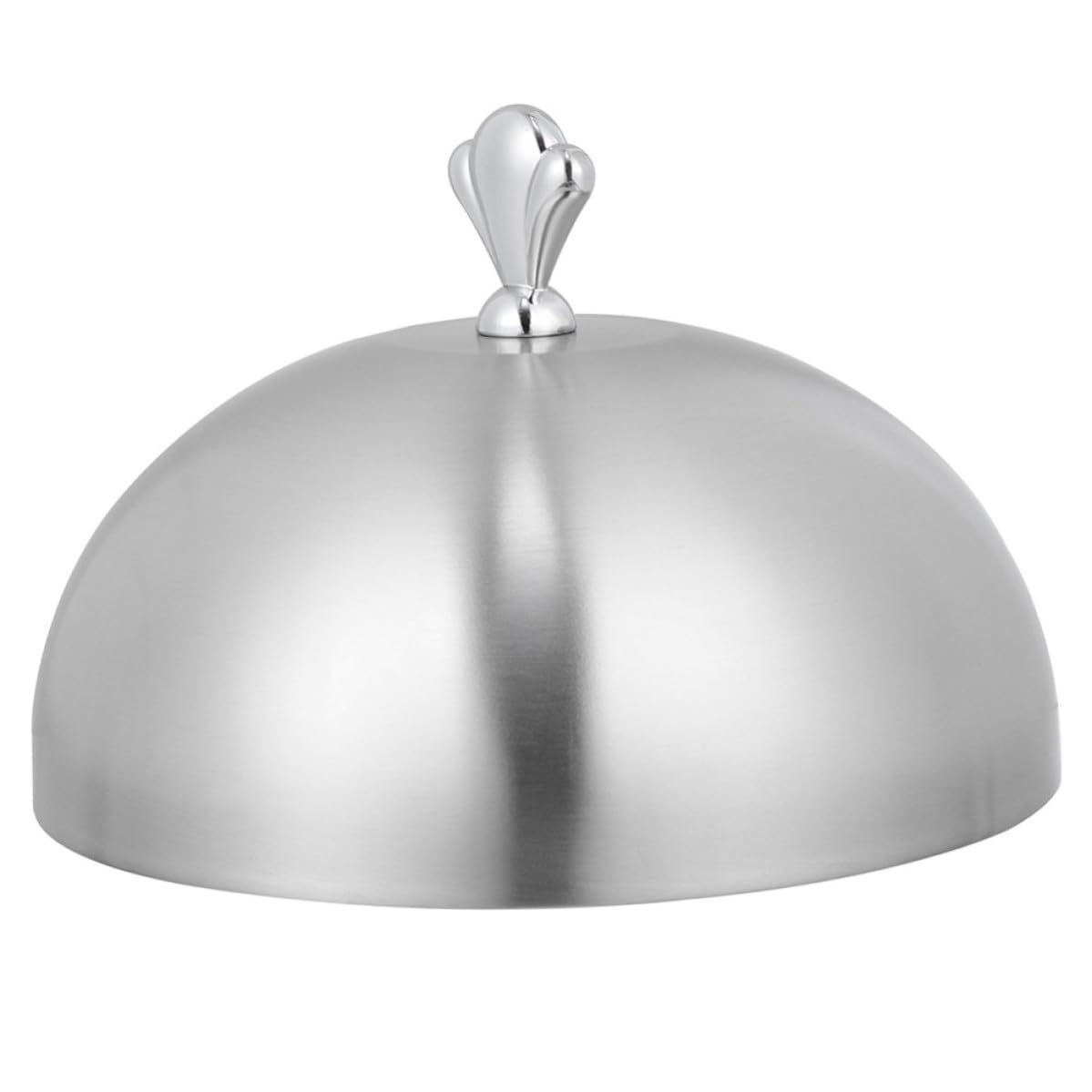 ifundom Lebensmittelabdeckung Schutzglocke Ölbeständige Edelstahl Speisen für Silberfarbene Rostfreie Abdeckhaube Runder Schüsselschutz und Restaurant und Küche