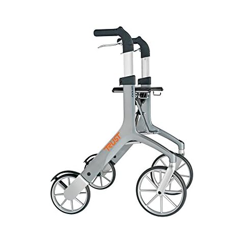 Trust Care Let's Fly Outdoor Rollator - Grey with Suspension Cover