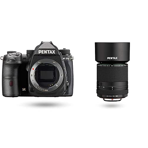 Pentax K-3 Mark Iii Flagship Aps-C Black Camera Bodyviewfinder With 100% Fov With Pentax Hd Da 55-300Mm F/4.5-6.3 Ed Plm Wr Re Lens #TOP18