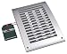 Produktbild KOTARBAU® Lüftungsgitter 170 x 250 mm Verschließbar Abluftgitter Kunststoff mit Insektenschutz Abschlussgitter Rechteckig Satin Lamellengitter Abluft Zuluft Gitter Ventilator