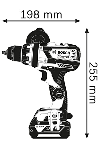 Bosch Professional 18V System perceuse-visseuse sans-fil GSR 18V-110 C (couple max. : 110 Nm, Ø vissage maxi : 12 mm, avec L-BOXX)