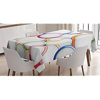 Tovaglia Rotonda ARTCHIC 180 cm Verde: Eleganza Antimacchia Douceur