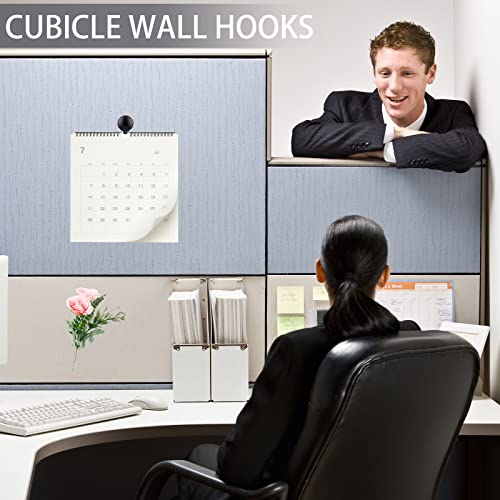 Leifide 20 Pieces Metal Cubicle Hooks Fabric Panel Wall Wire Hooks Set Cubicle Clips Cubicle Pins Cubicle Wall Clips For Office Kitchen Home Shelf Picture Key Hanging Accessories thumb #3