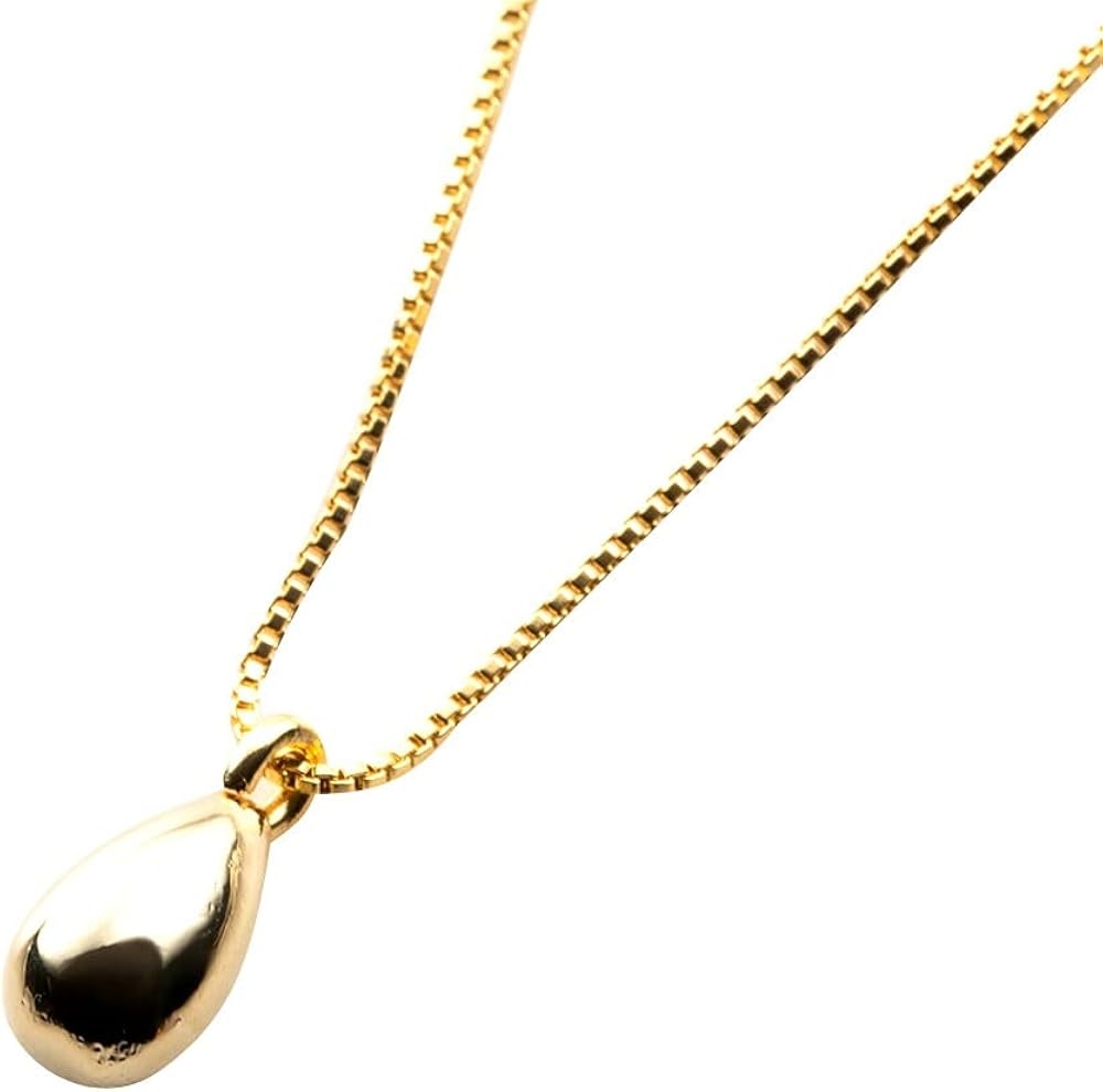 Cream Dot クリームドット ネックレス 金属アレルギー ニッケルフリー 18kコーティング レディース シンプル チェーン ドロップ 大人 雫 華奢 最安値に挑戦 涙 フック しずく 上品 きれいめ 通勤 オフィス