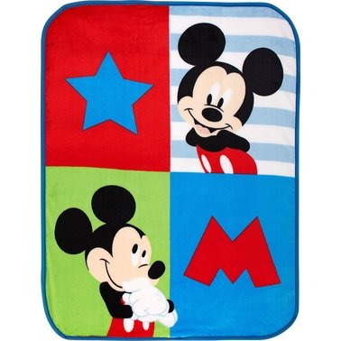 Disney Baby Mickey Mouse French Fiber Plush Blanket