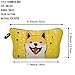 Livel lhood Lovely Shiba Inu Makeup Bag Shiba Dog Small Organizer Bag Toiletry Zipper Pouch Funny Japanese Puppy Cosmetic Bag Present for Dog Lovers Women