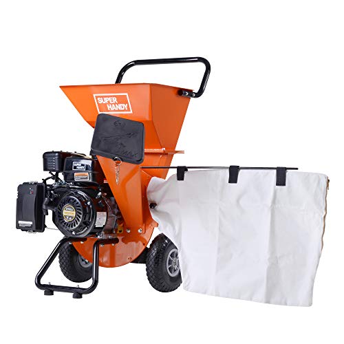 Universal Wood Chipper Shredder Mulcher Collection Discharge Bag Extra Large 24" Inch X 48" Inch Accessory For: Greatcircleusa, Landworks, Superhandy, Tazz & Earthquake (Wood Chipper Not Included) #TOP5
