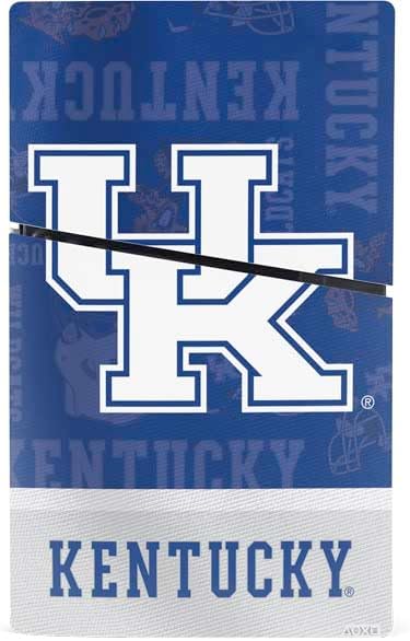 Skinit Decal Gaming Skin Compatible with PS5 Slim Digital Edition Console - Officially Licensed University of Kentucky Jersey Split Design