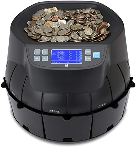 Zzap Cs40 Coin Counter, Sorter And Roller - Money Cash Currency Machine #TOP1