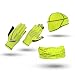 Produktbild GripGrab Unisex  Erwachsene Running Winter Geschenkbox 3er Pack für Läufer mit Touchscreen Handschuhen Thermo Mütze Halstuch Geschenkset, Yellow Hi-Vis, S