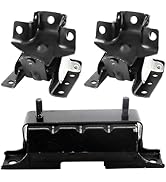 Rockplanet Motor Mounts and Transmission Mount Compatible with 1999-2007 GMC Sierra 1500 4.8L 5.3...
