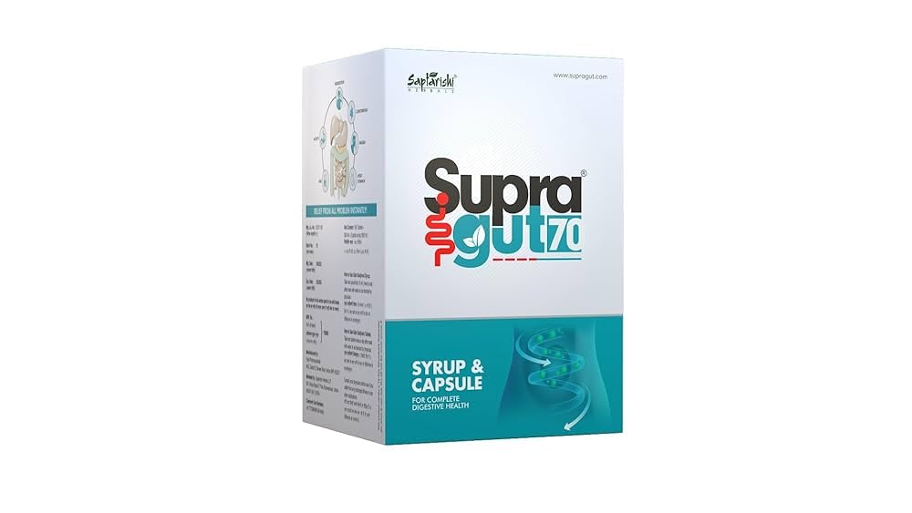 Supra Gut 70 - An Ayurvedic Solution for Gut Health, Helps in Constipation & Digestive Issues-picture-27