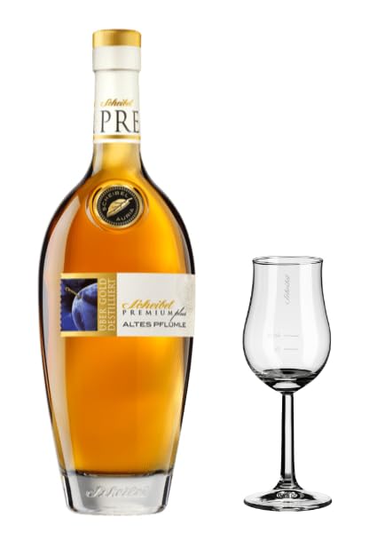 Scheibel PREMIUMplus Altes Pflümle 0,7L + Aroma-Glas