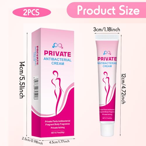2 Pack Pflegebalsam Intimbereich, Intim Pflegecreme Damen, Intimbereich Juckreiz Creme Frauen, Salbe Gegen Juckreiz im Intimbereich Frau, Weibliche Anti Juckreiz Salbe zur Linderung von Reizungen